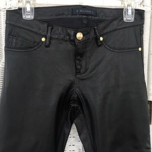 Juicy Couture Faux Leather Skinny Jeans